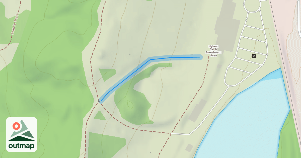 Map of Lower Ridge Run