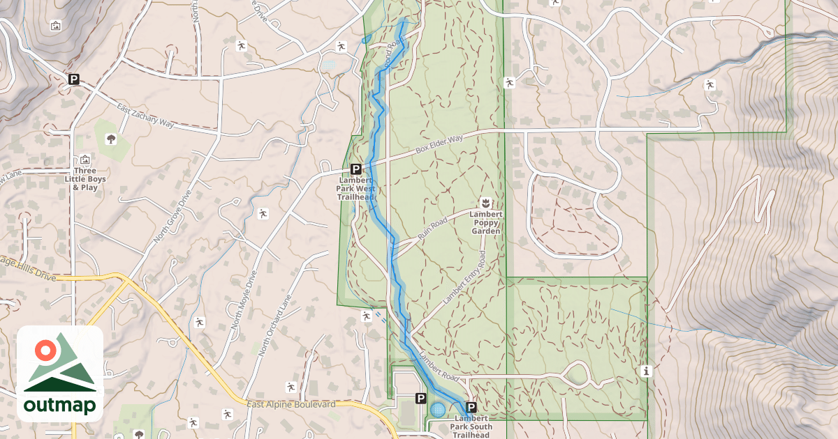 Map of River Trail