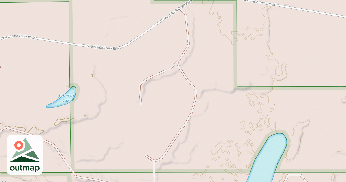 Map of BLACK CREEK SPUR B