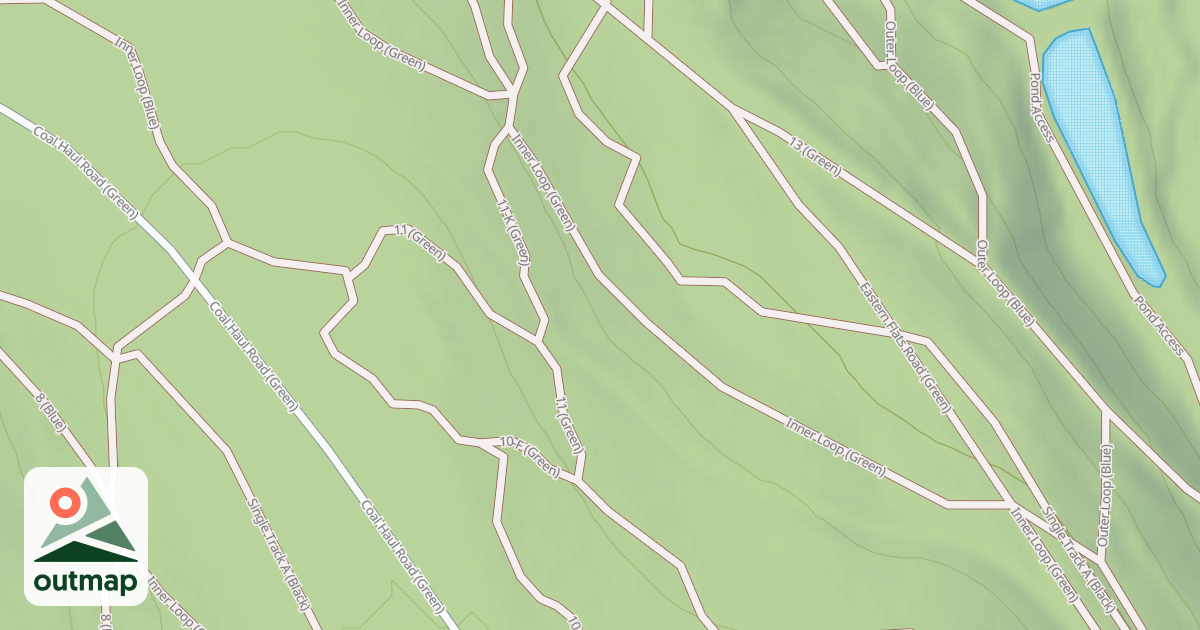 Map of Rock Run ATV Trails