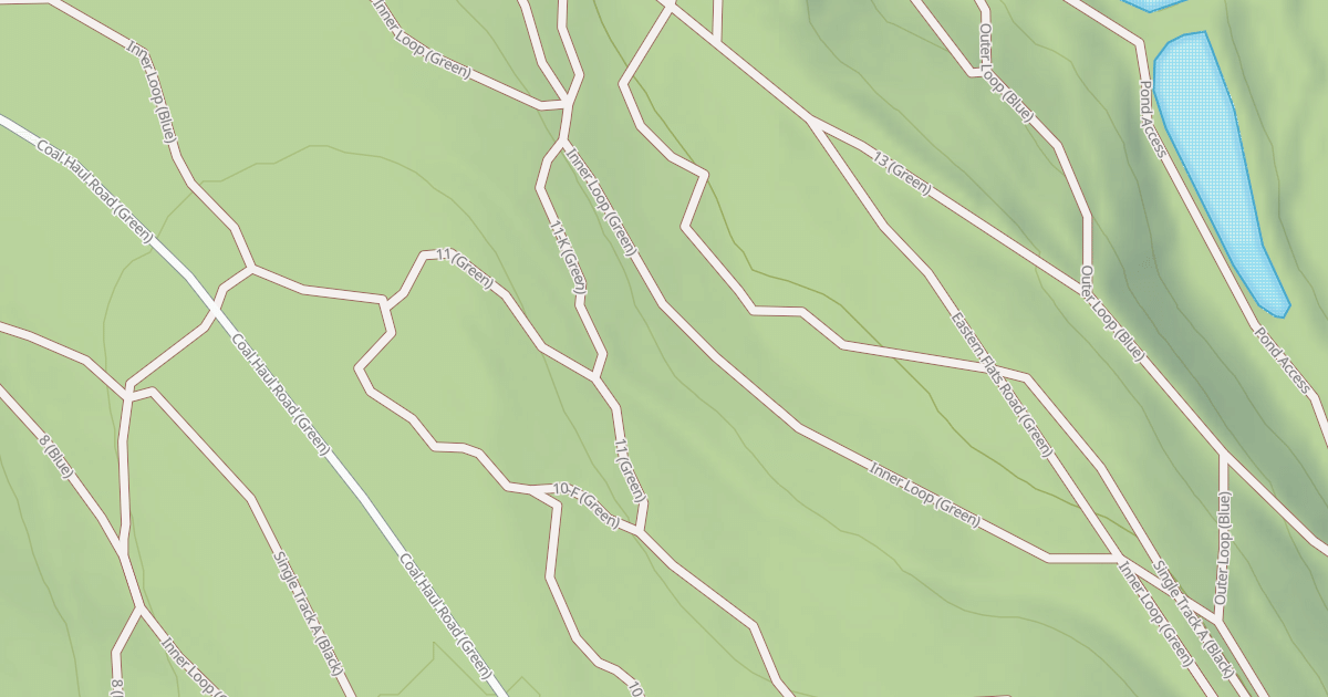 Map preview of Rock Run ATV Trails