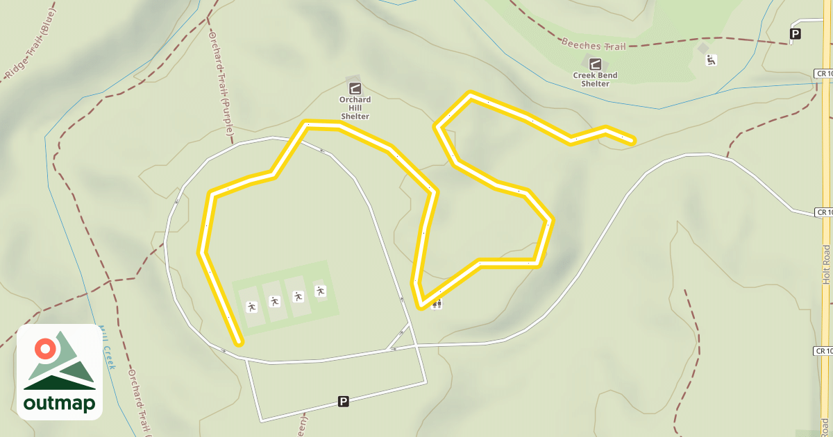 Map of Orchard Hill