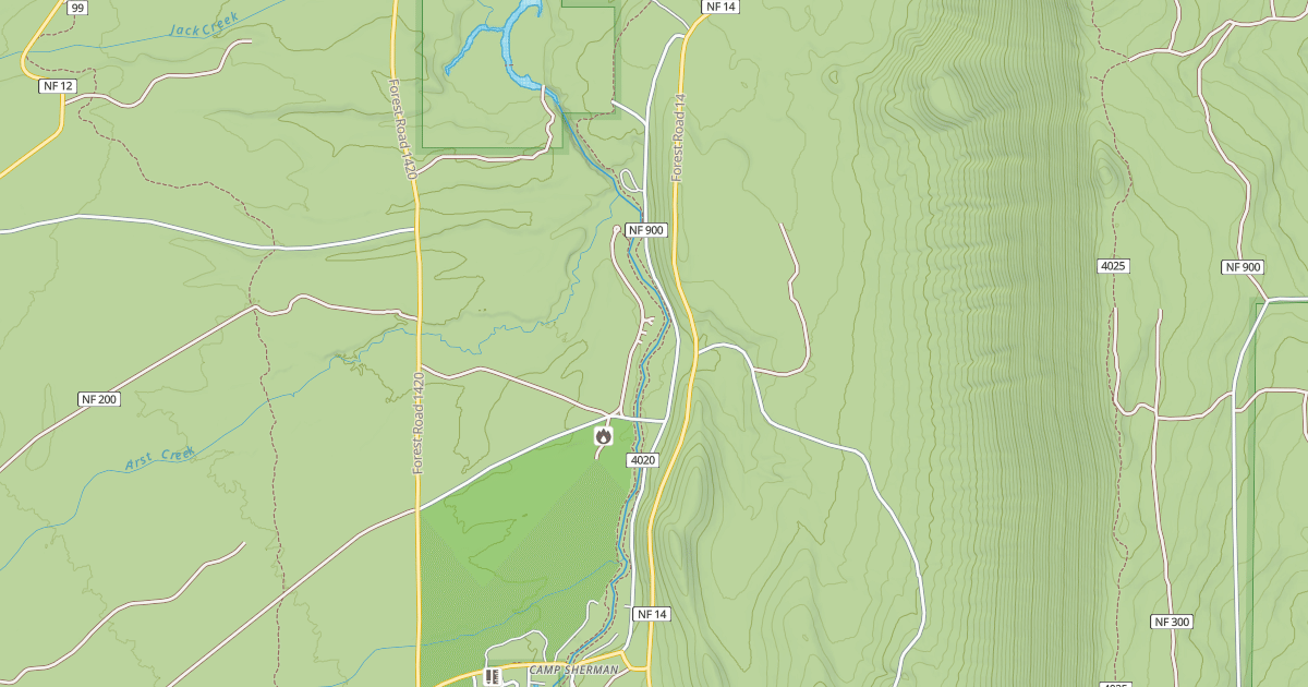 Map preview of USFS Motor Vehicle Use Map Roads {14541174-214A-4CEA-BD2F-126D733BC8BA}