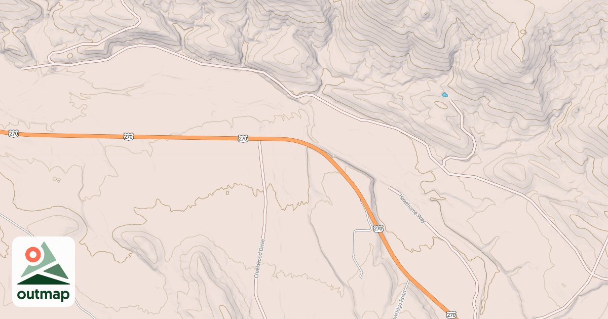 Map of CREEK