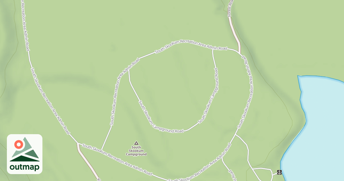 Map of SOUTH SKOOKUM CAMPGROUND