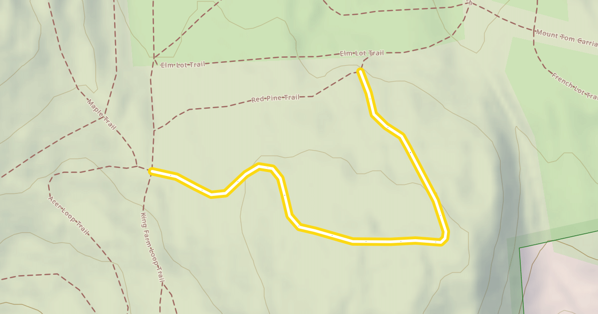 Map preview of Red Pine Trail