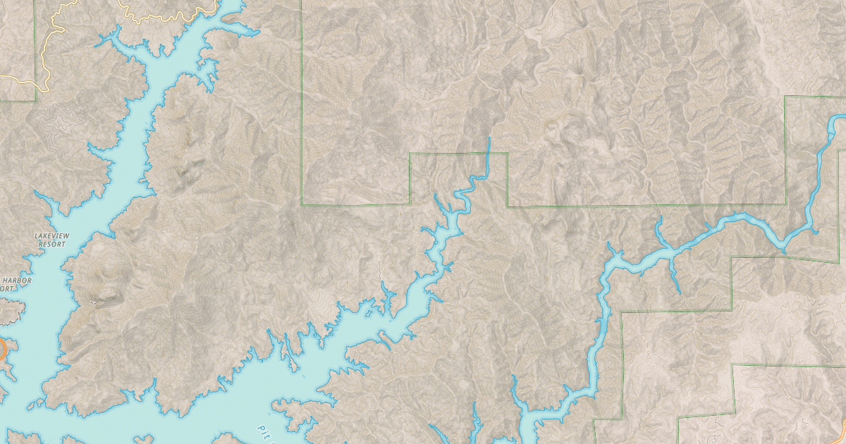 Map preview of BROCK MTN