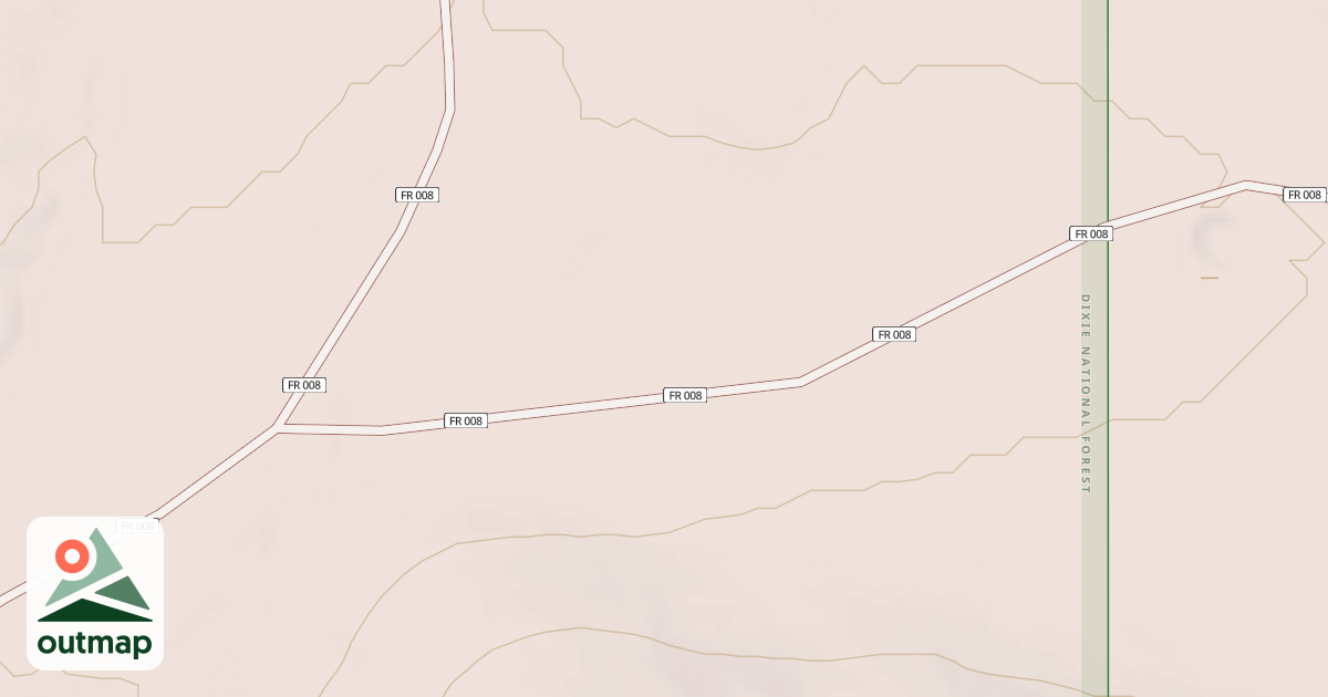 Map of USFS National Forest System Roads {B036CF32-89D2-46E6-8C0C-655B1CEE2596}