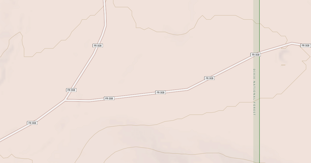Map preview of USFS National Forest System Roads {B036CF32-89D2-46E6-8C0C-655B1CEE2596}