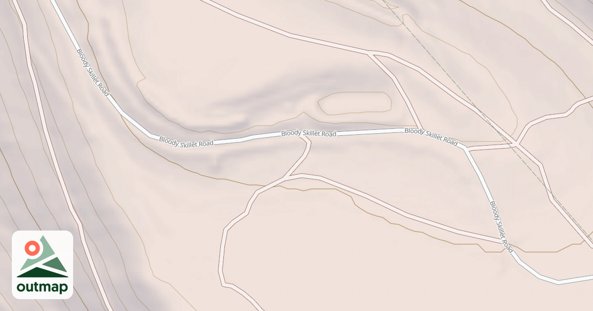 Map of Bloody Skillet ATV Trail