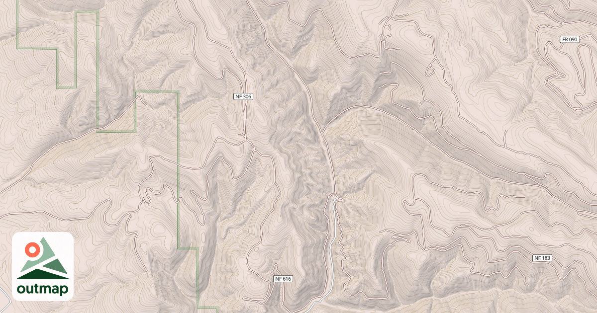Map of CLEAR CREEK ROAD MRS
