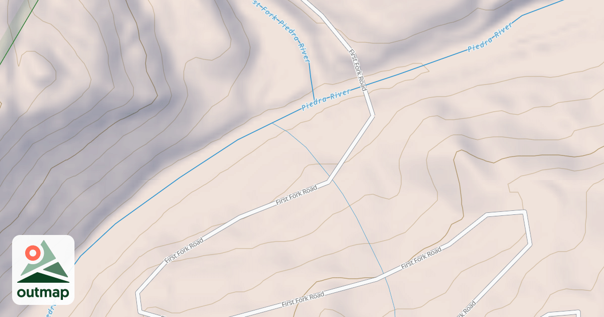 Map of FIRST FORK J