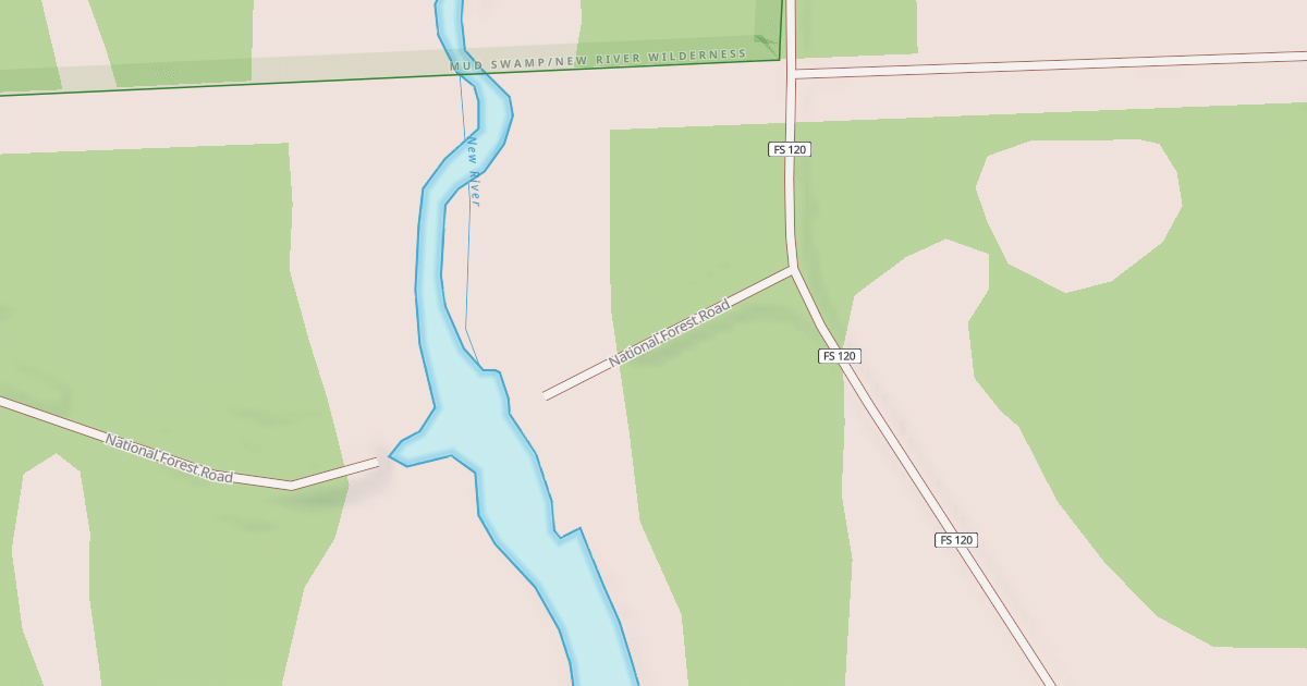 Map preview of USFS Motor Vehicle Use Map Roads {F60BBF83-2F4F-4A3C-8310-50797AB38F15}