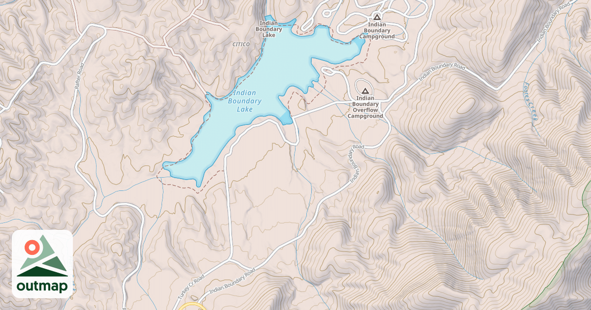 Map of INDIAN BOUNDARY
