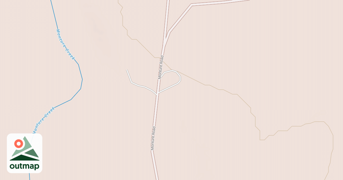 Map of MONTURE CG PRIMITIVE LOOP A