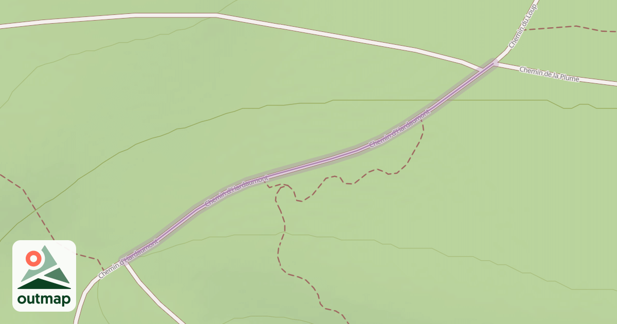 Map of Chemin d'Hardaumont