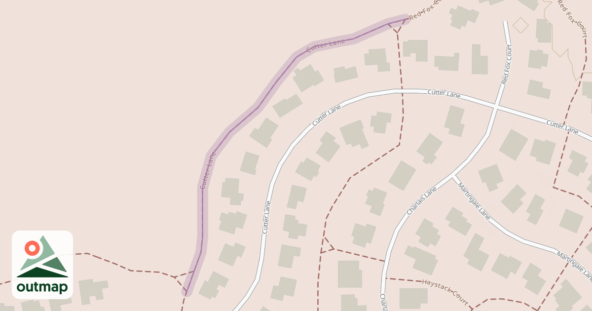 Map of Cutter Lane