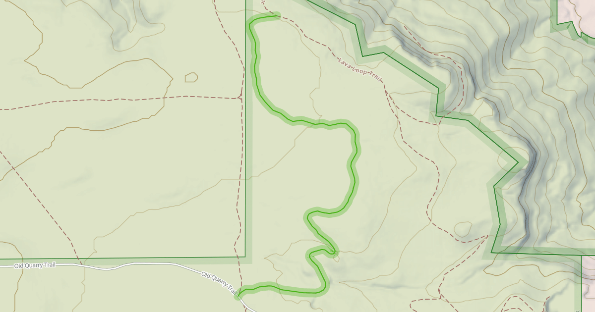 Map preview of Lava Loop Trial