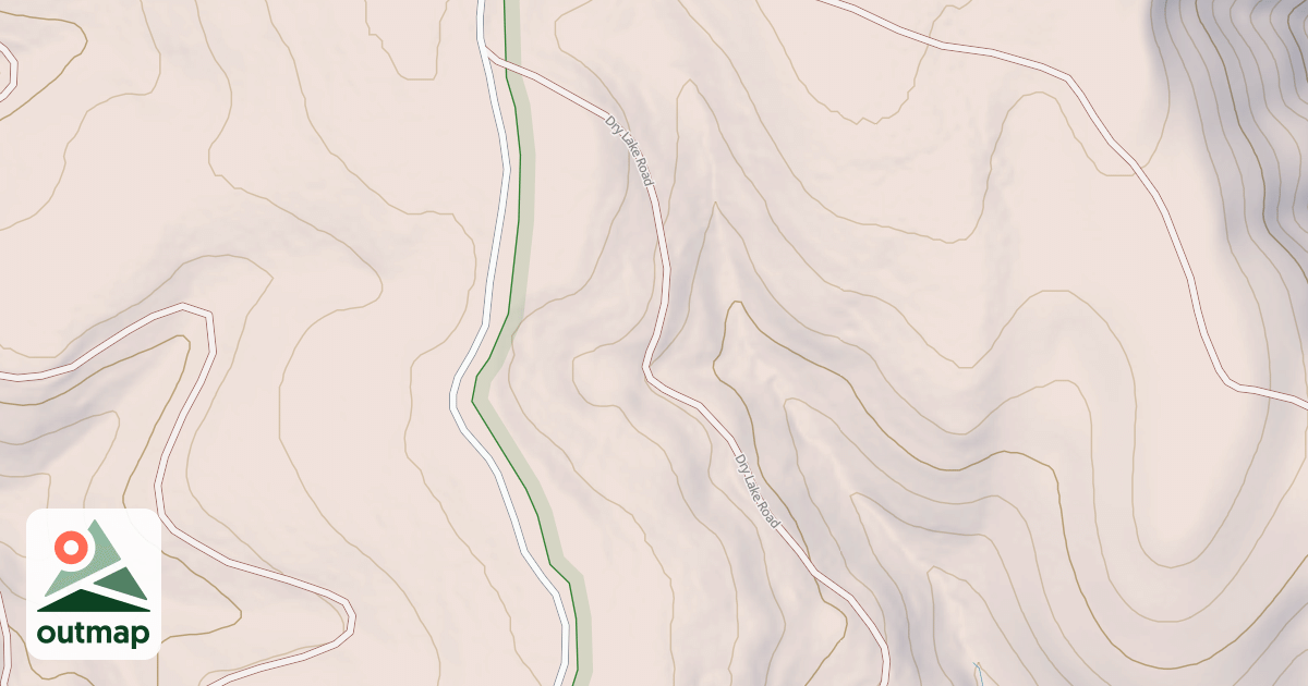 Map of DRY LAKE