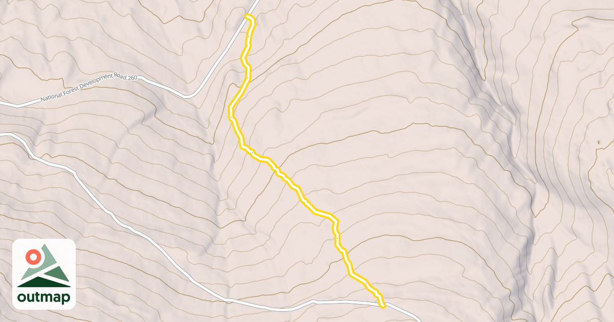 Map of Telemark Trail