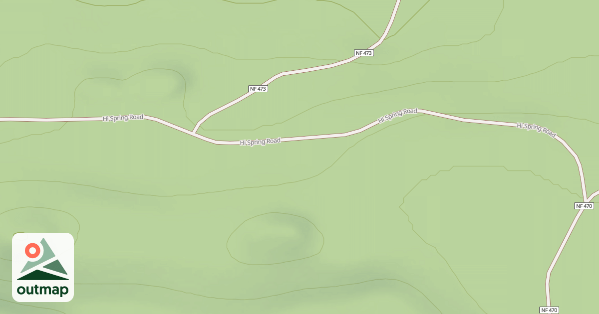 Map of HI SPRING