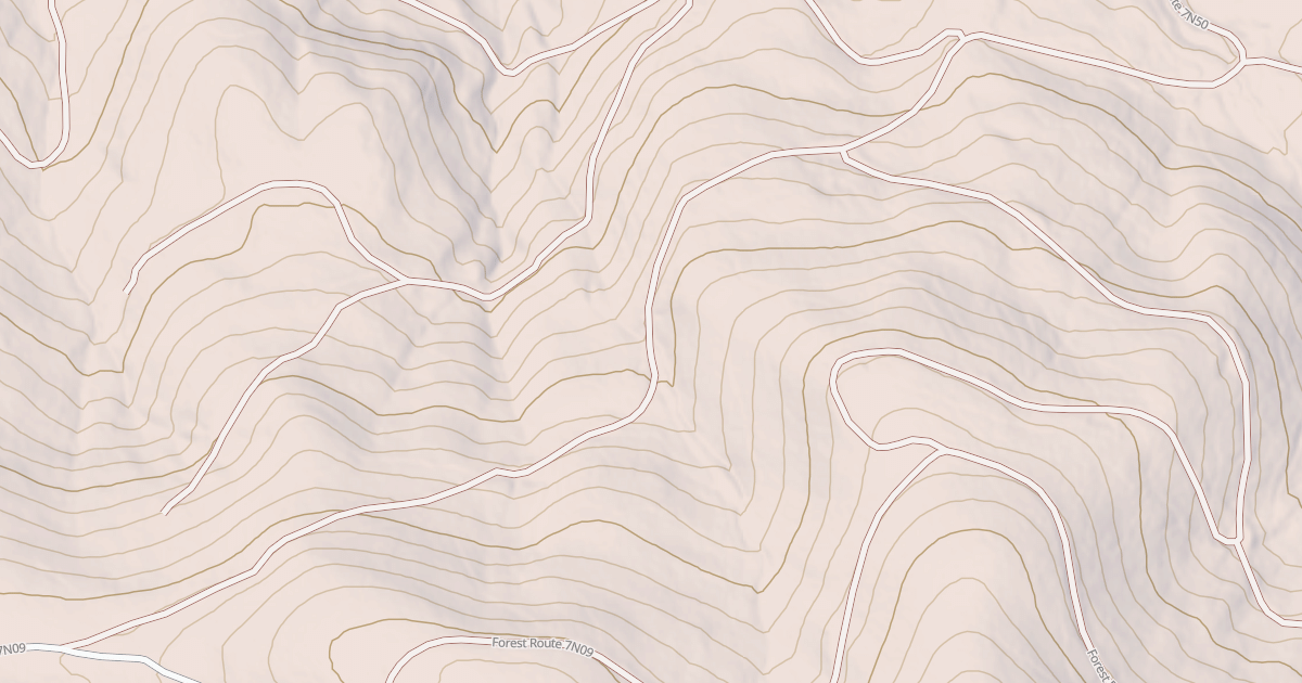 Map preview of USFS National Forest System Roads {ED02CF0D-211B-4A91-8746-1551181F04BE}