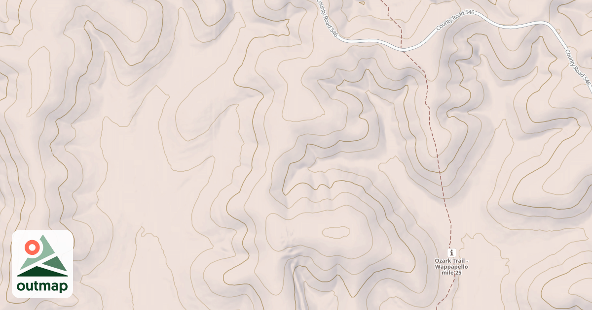 Map of FOX DEN MINE