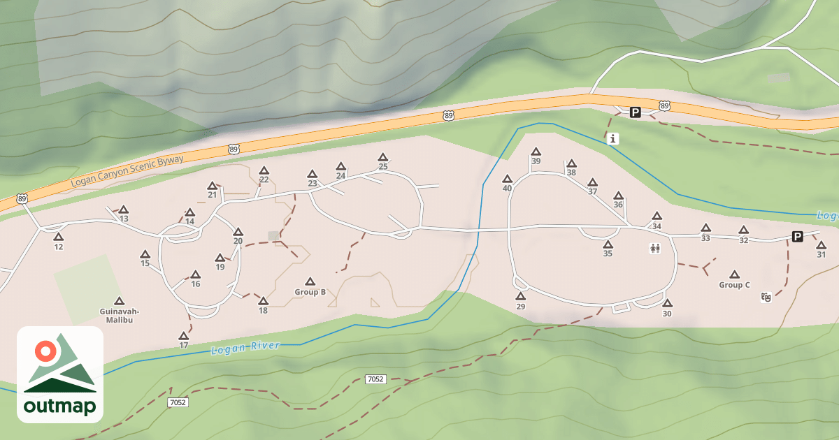 Map of GUINAVAH-MALIBU