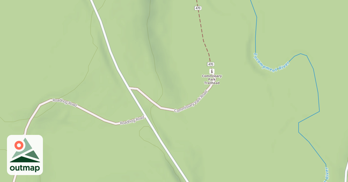 Map of COMMISSARY PARK
