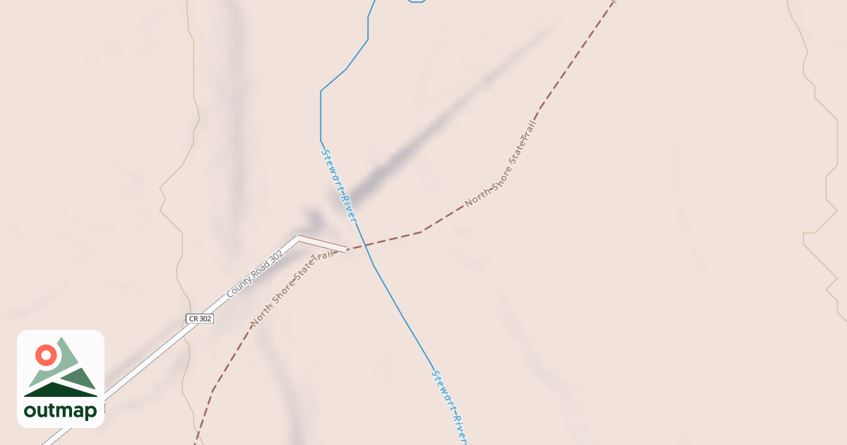 Map of C.J. Ramstad/North Shore State Trail