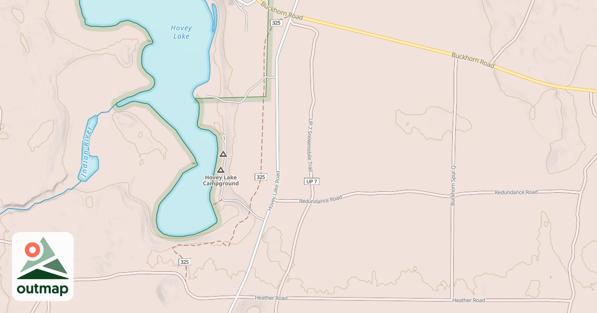 Map of Big Spring-baldy Lake Snomo
