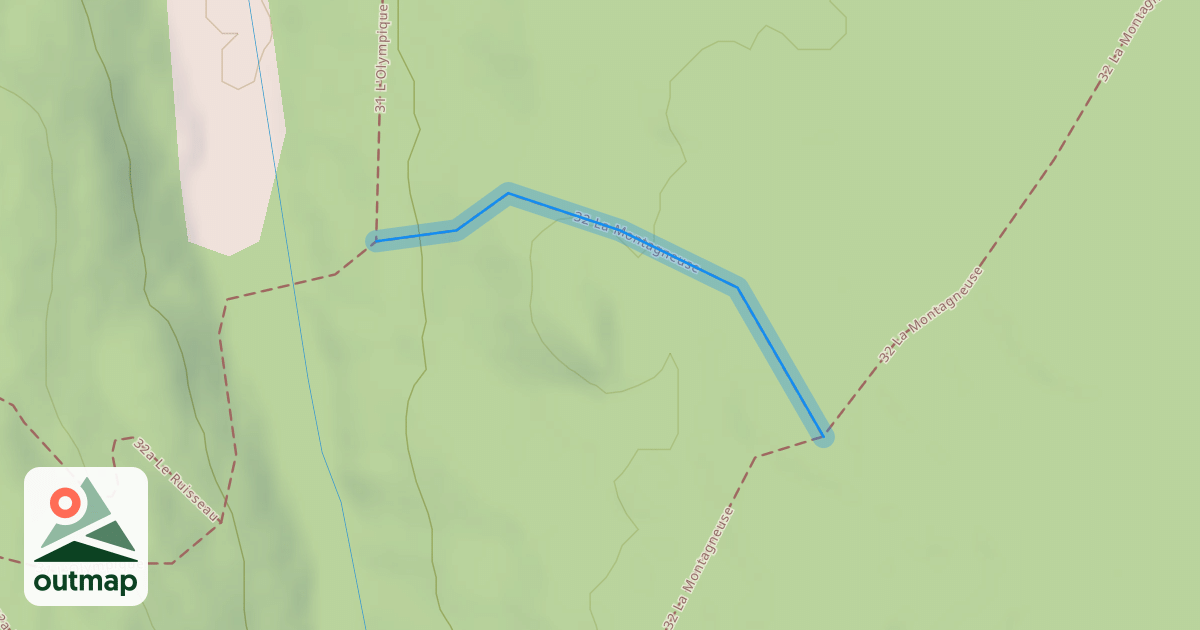 Map of 32 La Montagneuse