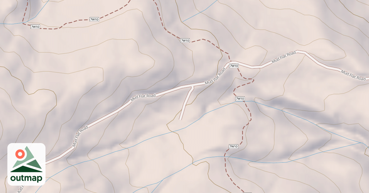 Map of MUD FLAT CAMP