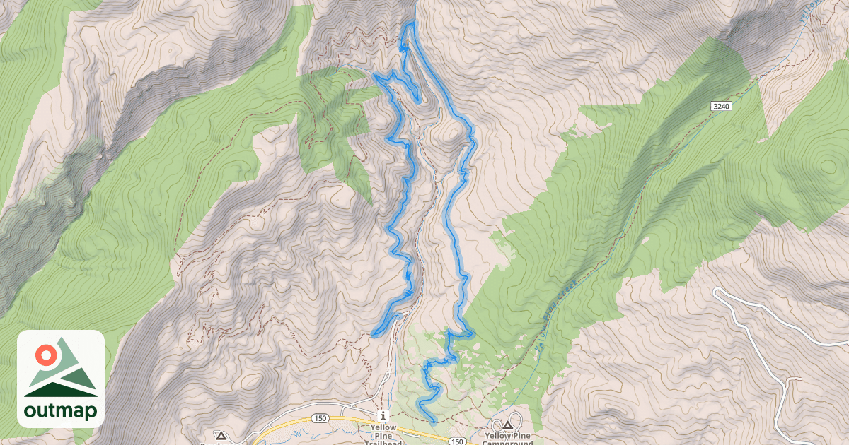 Map of Slate Creek MTB Trail