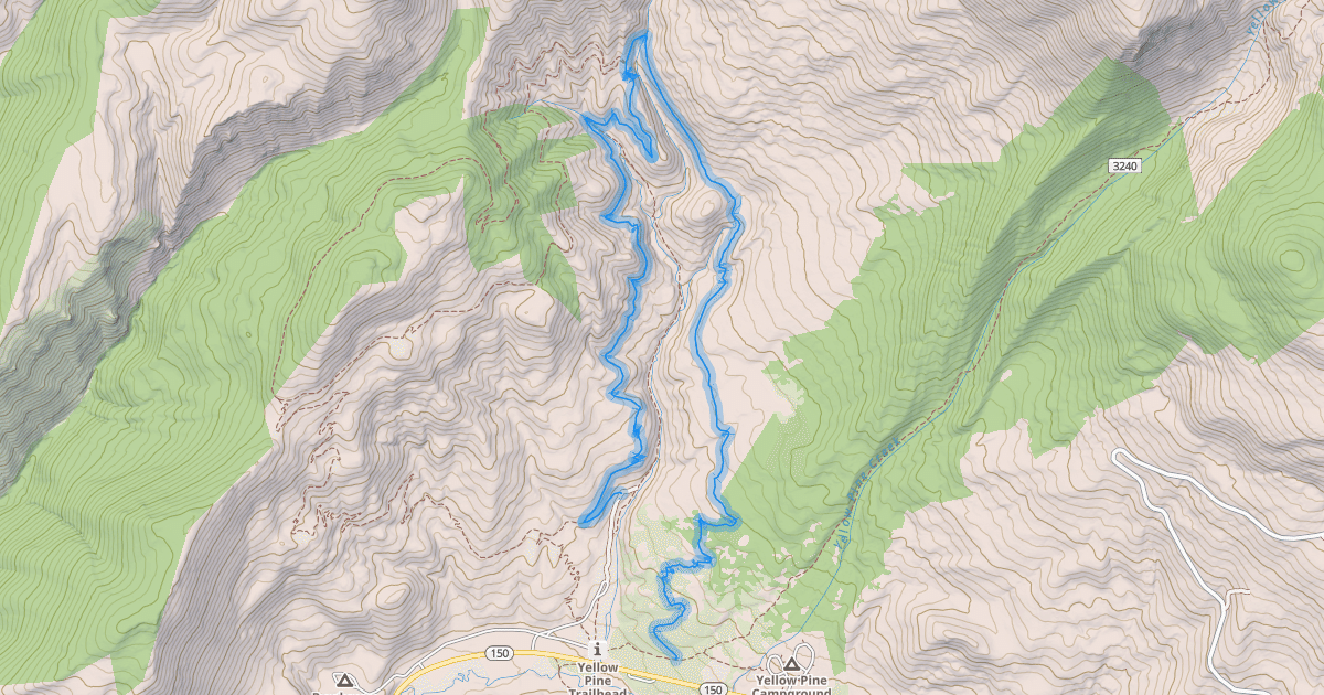 Map preview of Slate Creek MTB Trail