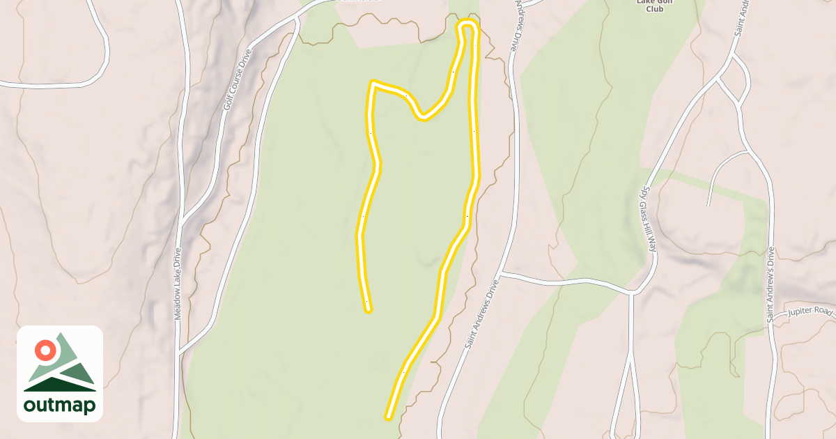 Map of Cottonwood Loop