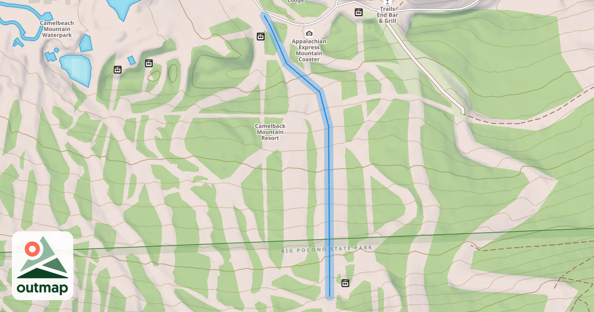 Map of Pocono Raceway