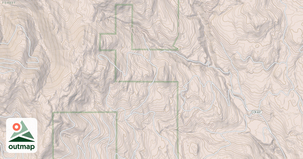 Map of GOOSMUS CREEK