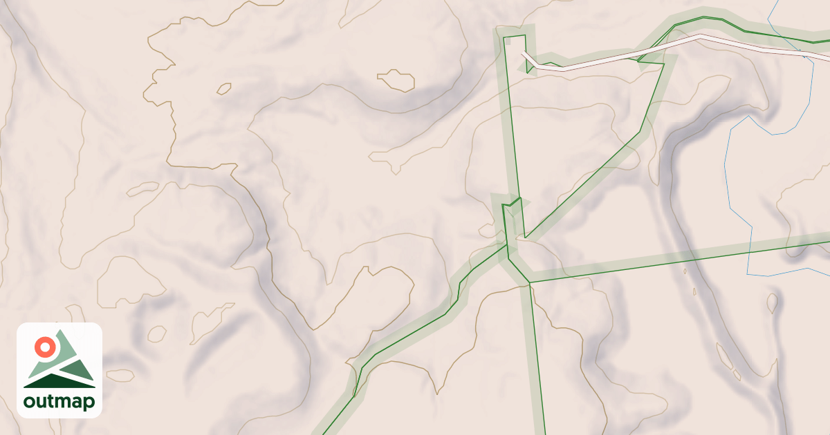 Map of Tamarack Creek Trail