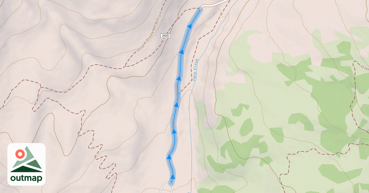 Map of Slate Creek Corral