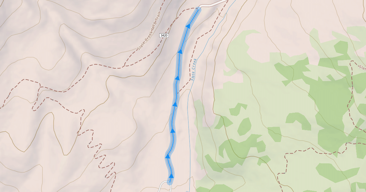 Map preview of Slate Creek Corral