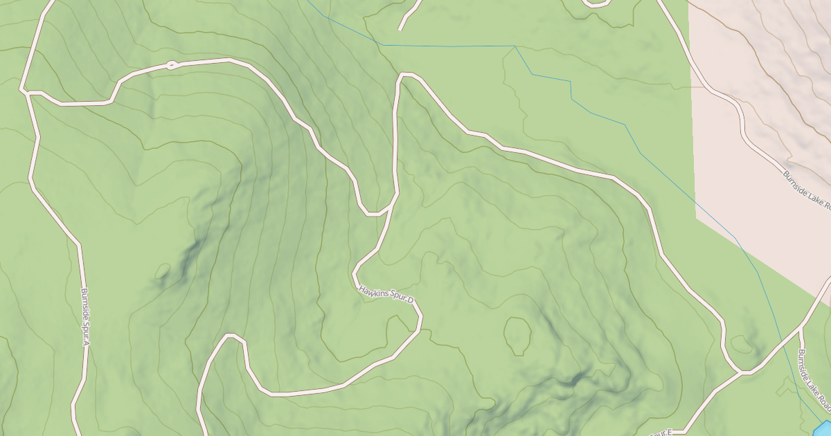 Map preview of BURNSIDE CONNECTOR SPUR B