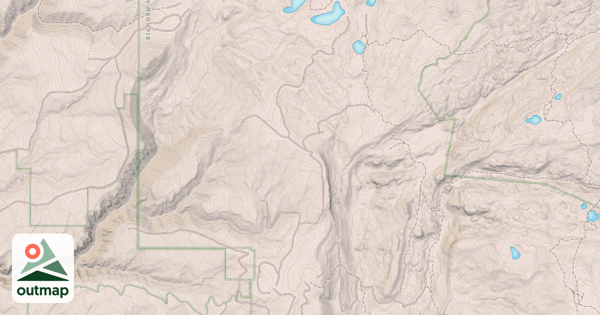 Map of COLD SPRINGS
