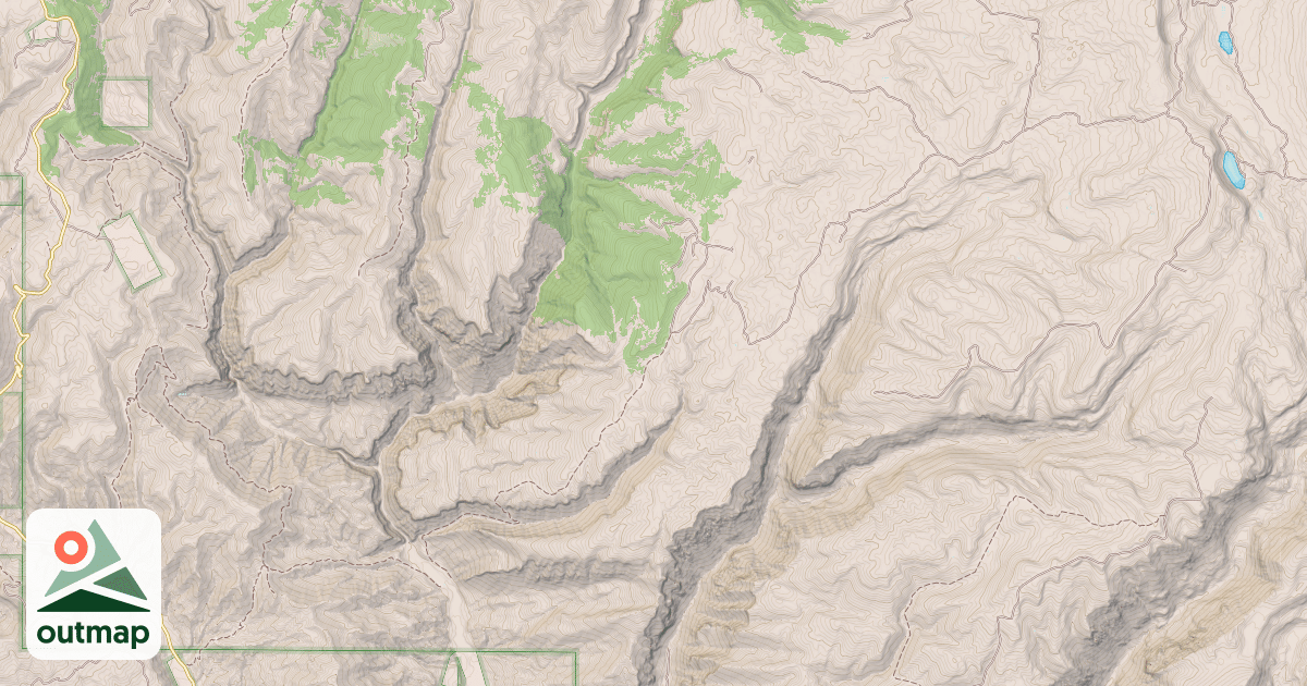 Map of Cline Top    C1-A1l