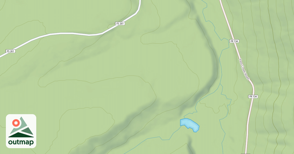 Map of CEDAR PASS PONDS