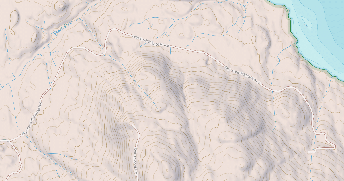 Map preview of Eagle Creek  3030100 Rd
