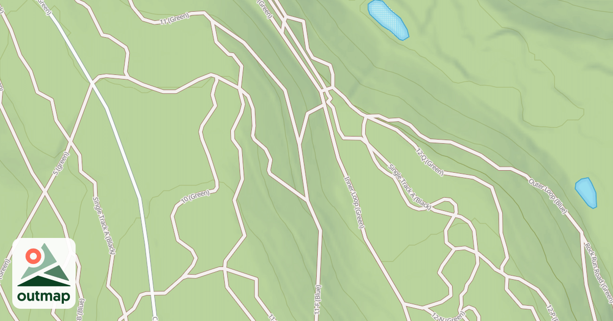 Map of Rock Run ATV Trails