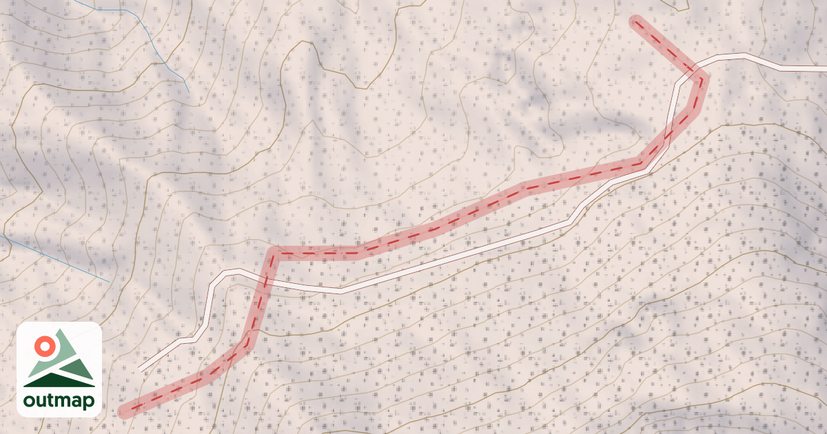 Map of Free ride du Riondet