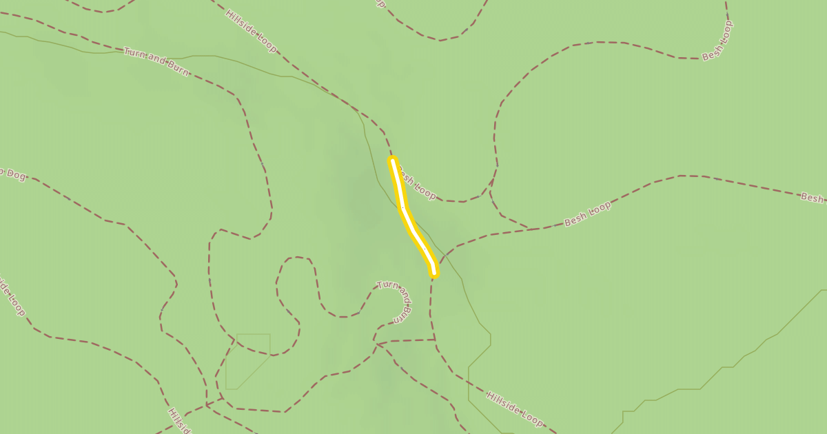 Map preview of Hillside Loop