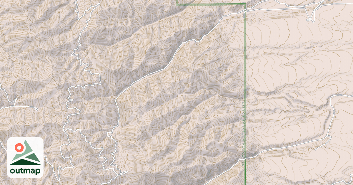 Map of FLINT CANYON